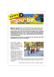 MOU-TE news 1_Butlletí Informatiu del voluntariat