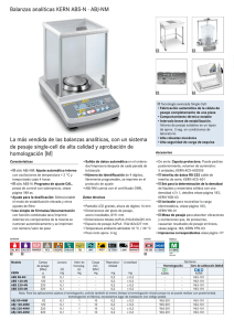 Balanzas analíticas KERN ABS-N · ABJ