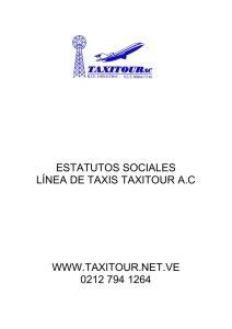 estatutos sociales línea de taxis taxitour ac www.taxitour.net.ve 0212