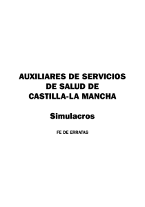 AUXILIARES DE SERVICIOS DE SALUD DE CASTILLA