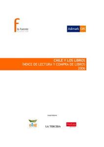 chile y los libros &iacute;ndice de lectura y compra de libros