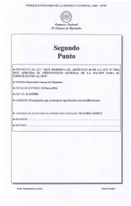 que modifica el artículo 40 de la ley n° 5554, que aprueba