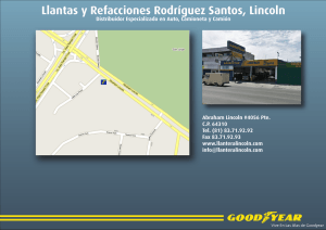 Llantas y Refacciones Rodríguez Santos, Lincoln