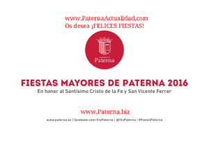 Fiestas Mayores de Paterna 2016