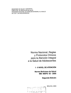 Norma Nacional, Reglas - Organización Panamericana de la Salud