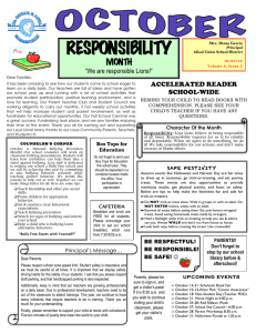 responsibility - Alisal Union School District