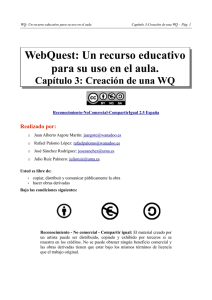 Creación de una WebQuest