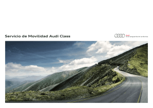 Servicio de Movilidad Audi Class