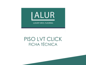 Ficha Tecnica Lalur - Click - Lalur Luxury Vinyl Flooring