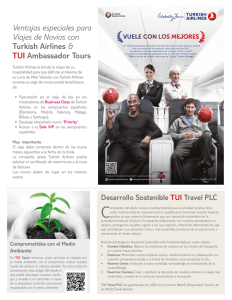 Ventajas especiales para Viajes de Novios con Turkish Airlines