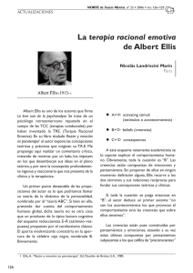 La terapia racional emotiva de Albert Ellis