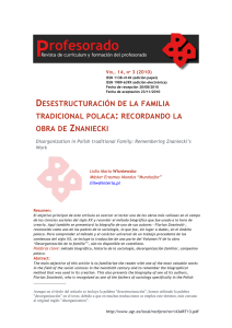 DESESTRUCTURACIÓN DE LA FAMILIA TRADICIONAL POLACA