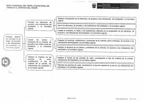 Trabajo al Servicio de Hogar - Ministerio de Trabajo y Promoción