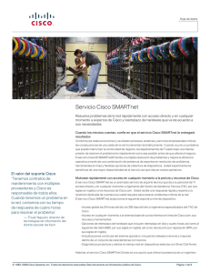 Servicio Cisco SMARTnet