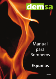 Manual para Bomberos Espumas