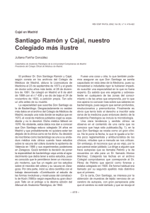 Santiago Ramón y Cajal, nuestro Colegiado más ilustre
