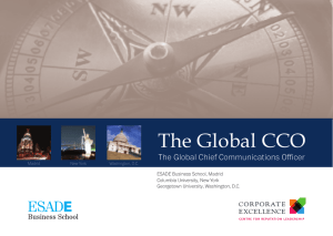 The Global CCO - Corporate Excellence