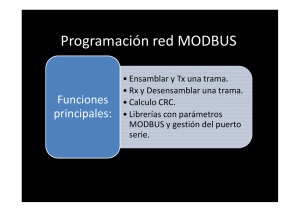 Programación red MODBUS