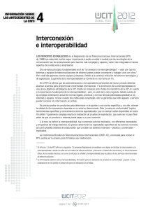 Interconexión e interoperabilidad