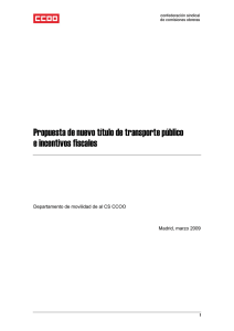 Propuesta de nuevo título de transporte público e - Istas