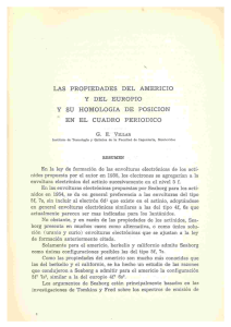 LAS PROPIEDADES DEL AMERICIO Y DEL EUROPIO Y SU