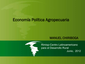 Economía Política Agropecuaria
