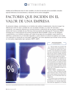 050-54 ACT- Valor empresa.qxp - BME: Bolsas y Mercados Españoles