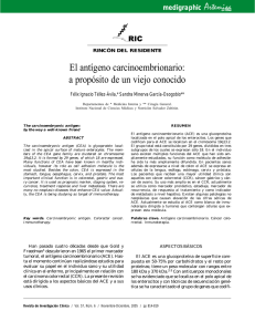 El antígeno carcinoembrionario - SciELO