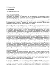 7.4. Iberoamérica. a) Documentos ACUERDOS DE BUCARELI