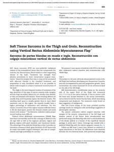 Soft Tissue Sarcoma in the Thigh and Groin. Reconstruction using