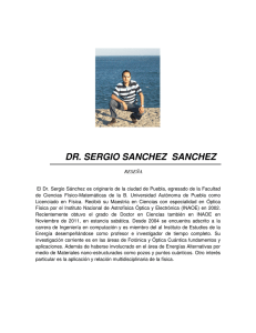 dr. sergio sanchez sanchez