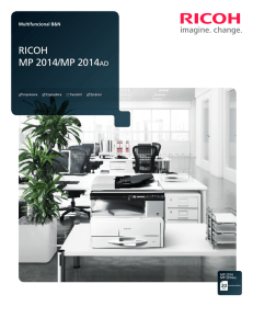 Ricoh MP 2014 Brochure Lo