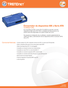 Convertidor de dispositivo IDE a Serie ATA