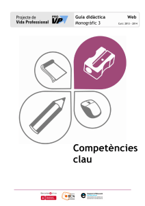 Competències clau - Consorci d`Educació de Barcelona