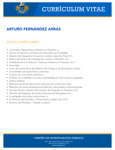 ARTURO FERNÁNDEZ ARRAS - centro de investigación jurídica