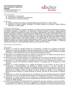 Currículum PDF - Sánchez Devanny