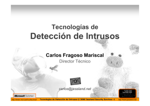 Tecnologías de Detección de Intrusos
