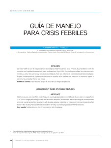 GUÍA DE MANEJO PARA CRISIS FEBRILES