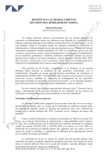 Tile Today, 54: Resistencia al resbalamiento. Revisión del borrador