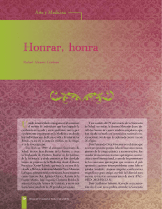 Honrar, honra - Revista de la Facultad de Medicina de la UNAM