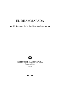 Dhammapada - Editorial - Fundacion Hastinapura
