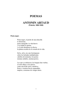 POEMAS ANTONIN ARTAUD