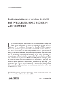 `presidentes-reyes` regresan a Iberoamérica