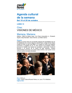 Agenda cultural de la semana - Municipalidad de Miraflores