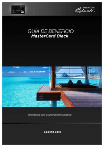 Guía de Beneficios MasterCard Black