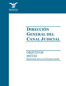 DIRECCIÓN GENERAL DEL CANAL JUDICIAL