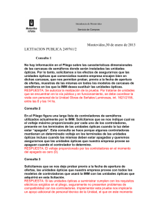 consultas y respuestas - Intendencia de Montevideo.