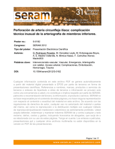 Perforación de arteria circunfleja ilíaca: complicación técnica