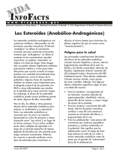 Los Esteroides (Anabólico-Androgénicos)