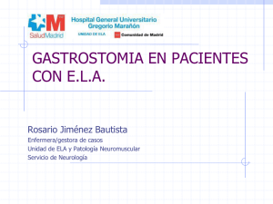 6. Gastrostomía en pacientes con ELA